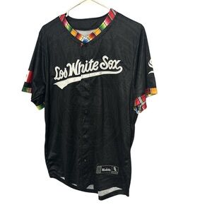 ModelCo Black Los White Sox Jersey with Colorful Trim